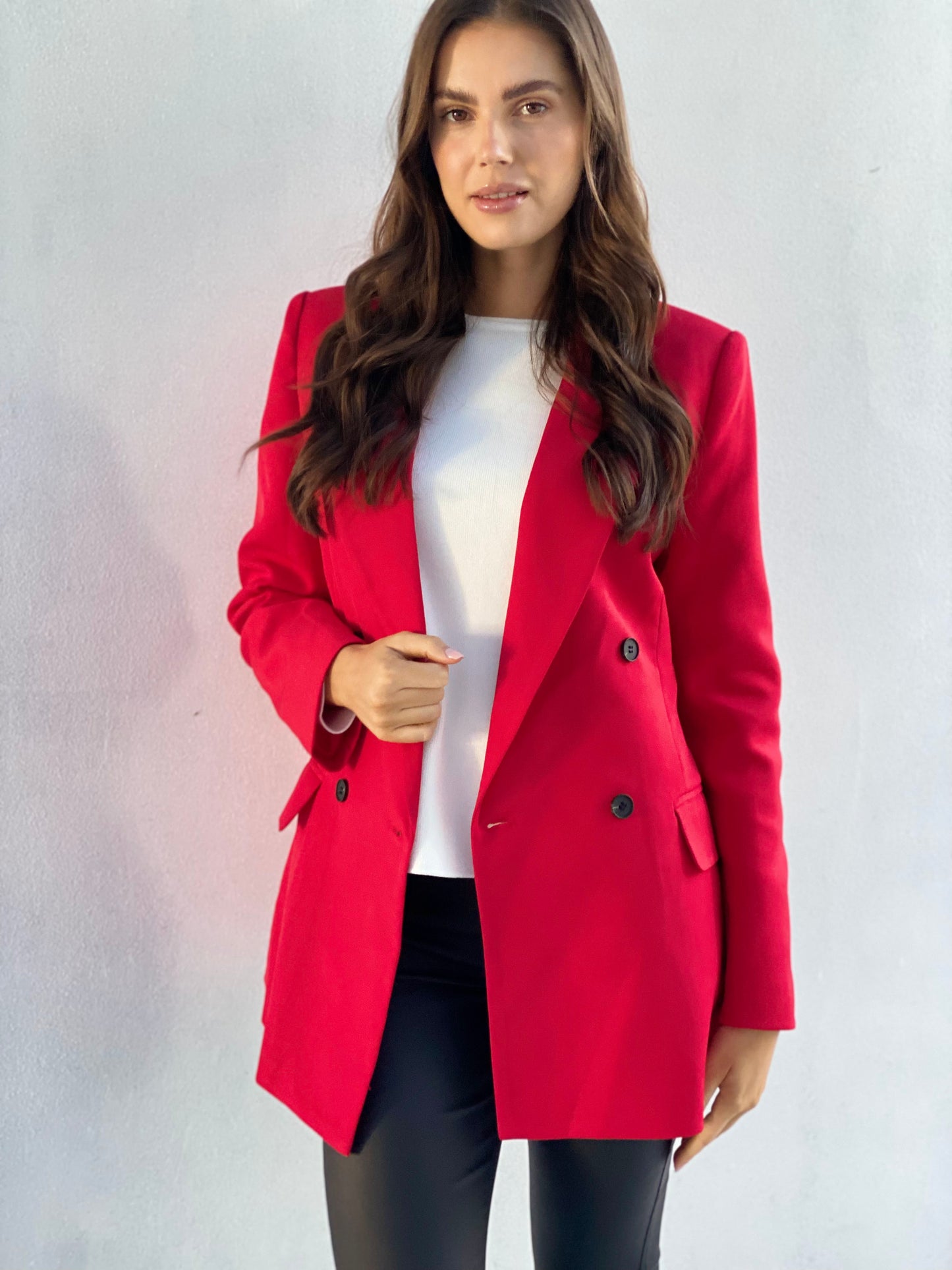 XW20436-1SS  Buttoned Blazer - 30% Off