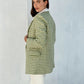 XW20436-3SS Tweed Blazer Coat