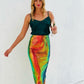 XW20688-2SS Rainbow Sequin Party Skirt