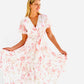 XW20796SS Floral Tiered Maxi Dress