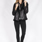ZW16491SS Double Breasted Faux Fur Leather Jacket (Pack)