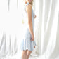 YW2236MD Light Blue Tie Shoulder Ruffled Dress (Pack)