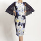 WA2083TB Chiffon Overlay Shoulder Dress (Pack)