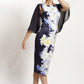 WA2083TB Chiffon Overlay Shoulder Dress (Pack)