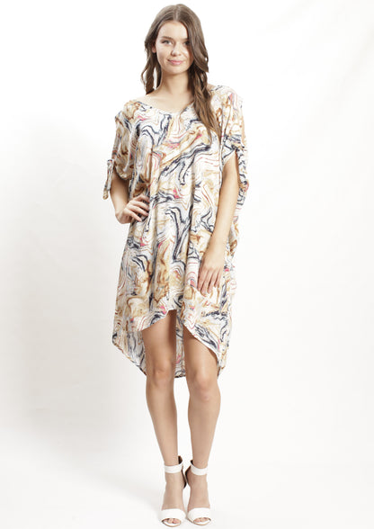 WA2176SS Abstract Print Dress (Pack) ON SALE $10