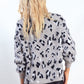 AY178SS White Leopard Print Knit Top (Pack)