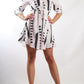 ZW16535SS Wrap Over Abstract Dress (Pack)
