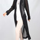 YW1850SS Long Sheer Robe With Belt (Pack)