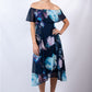 WA0229TB Off Shoulder Floral Dress (Pack)