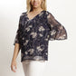 V616NC Chiffon Floral Top (Pack) New Arrival