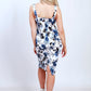BS31590-237TB Navy/Blue Floral Pleated Front Dress (Pack)