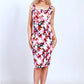 BS31590-239TB Red/Pink Floral Pleated Front Dress (Pack)