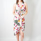 XW16257-2SS Floral Tie Front Tulip Dress (Pack)