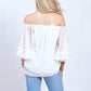 YW2275-2SS Off Shoulder Anglais Top (Pack)