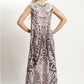 VY0260-1SS Pink Leopard Embellished Maxi Dress (Pack)