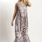 VY0260-1SS Pink Leopard Embellished Maxi Dress (Pack)