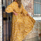 LA0783-1SS Yellow Floral Maxi Dress - Pack