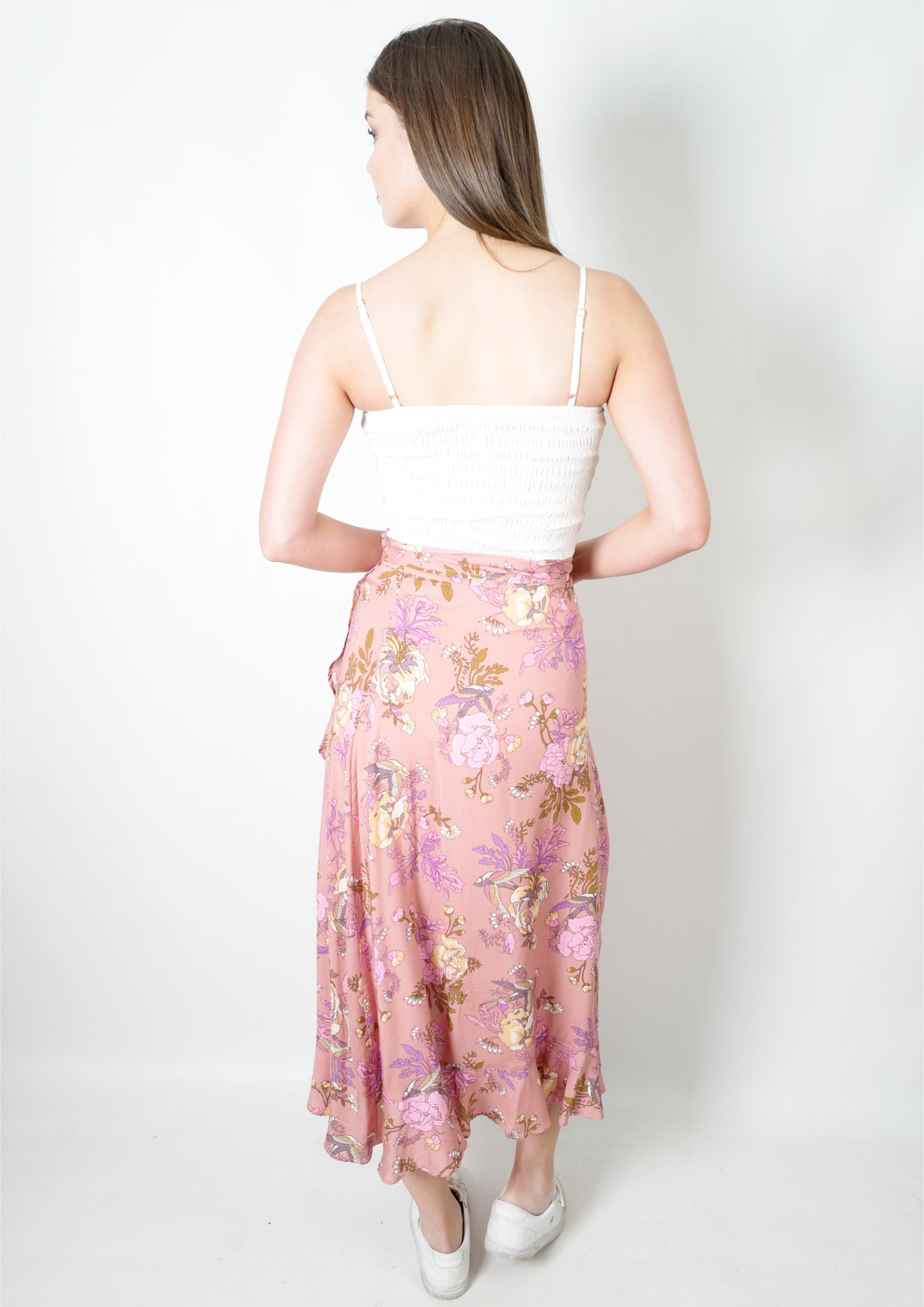 ZW16541SS Pink Floral Skirt(Pack)