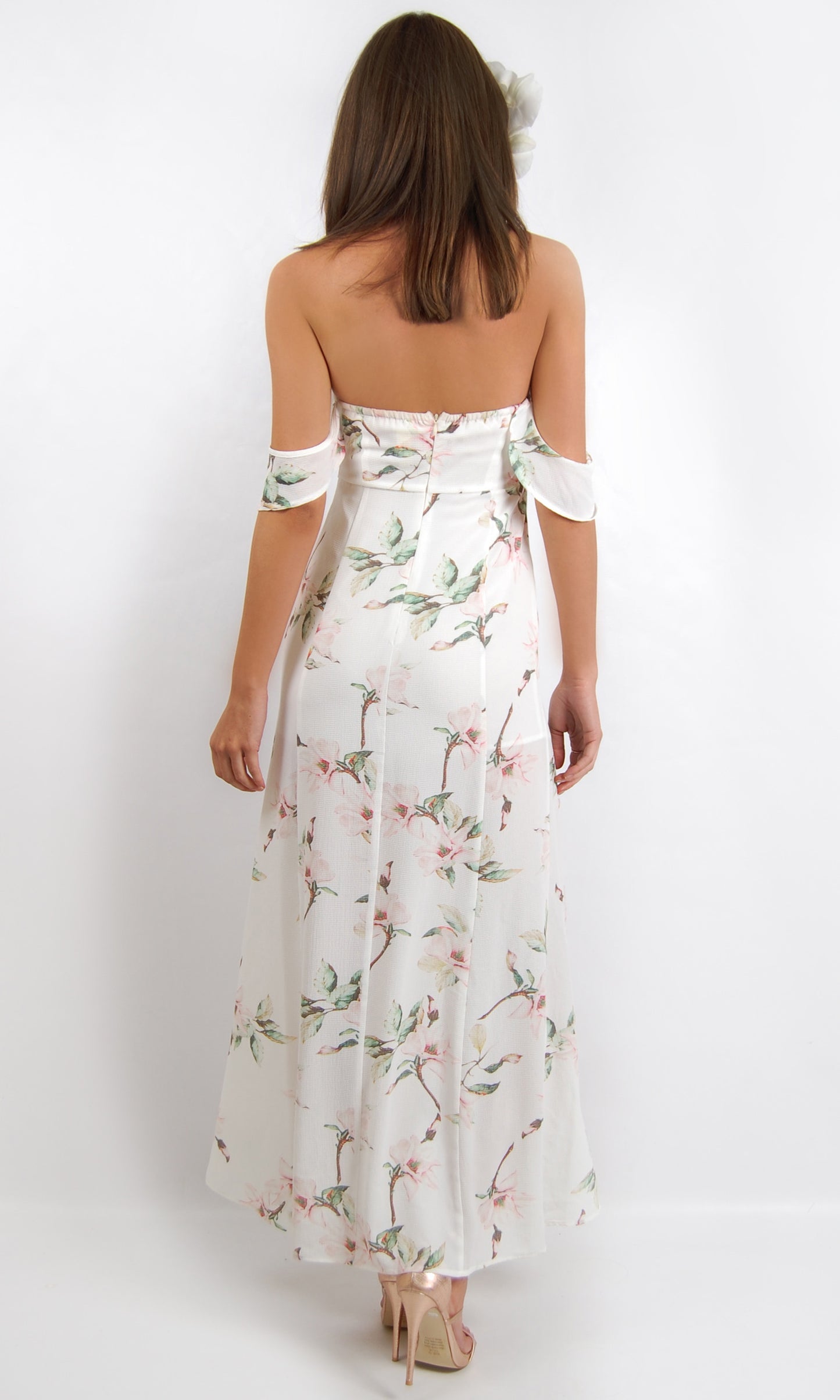 SSLP111SS Crushed Crepe Floral Maxi Dress (Pack) On Sale