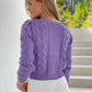EZ82197SS Pearl Button Knit Cardi - More Colours Available -- ON SALE