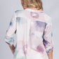HS13021-158SS Washed Out Watercolour Johnny Collar Blouse (Pack)