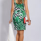 Palm Tree Print Bodycon Dress 