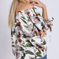 Off Shoulder Puffy Sleeves Top