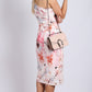 one shoulder oriental tulip dress
