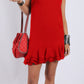 RC0815-1TE CHOKER NECK RED DRESS (Pack) On Sale