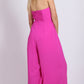 RV0941-1SS Pink Wide Leg Jumpsuit (Pack)