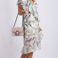 RC0785-2TE Wrap Sage Floral Dress (Pack) On Sale