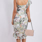 RC0785-2TE Wrap Sage Floral Dress (Pack) On Sale