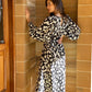 LA0967SS Leopard Print Midi Dress (Pack)