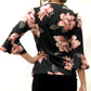 JS0170-11TB Bell Sleeve Floral Wrap Style Top (Pack)