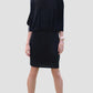 BS916002TB Split Sleeve Dress with Diamonte Trim Details (Pack)