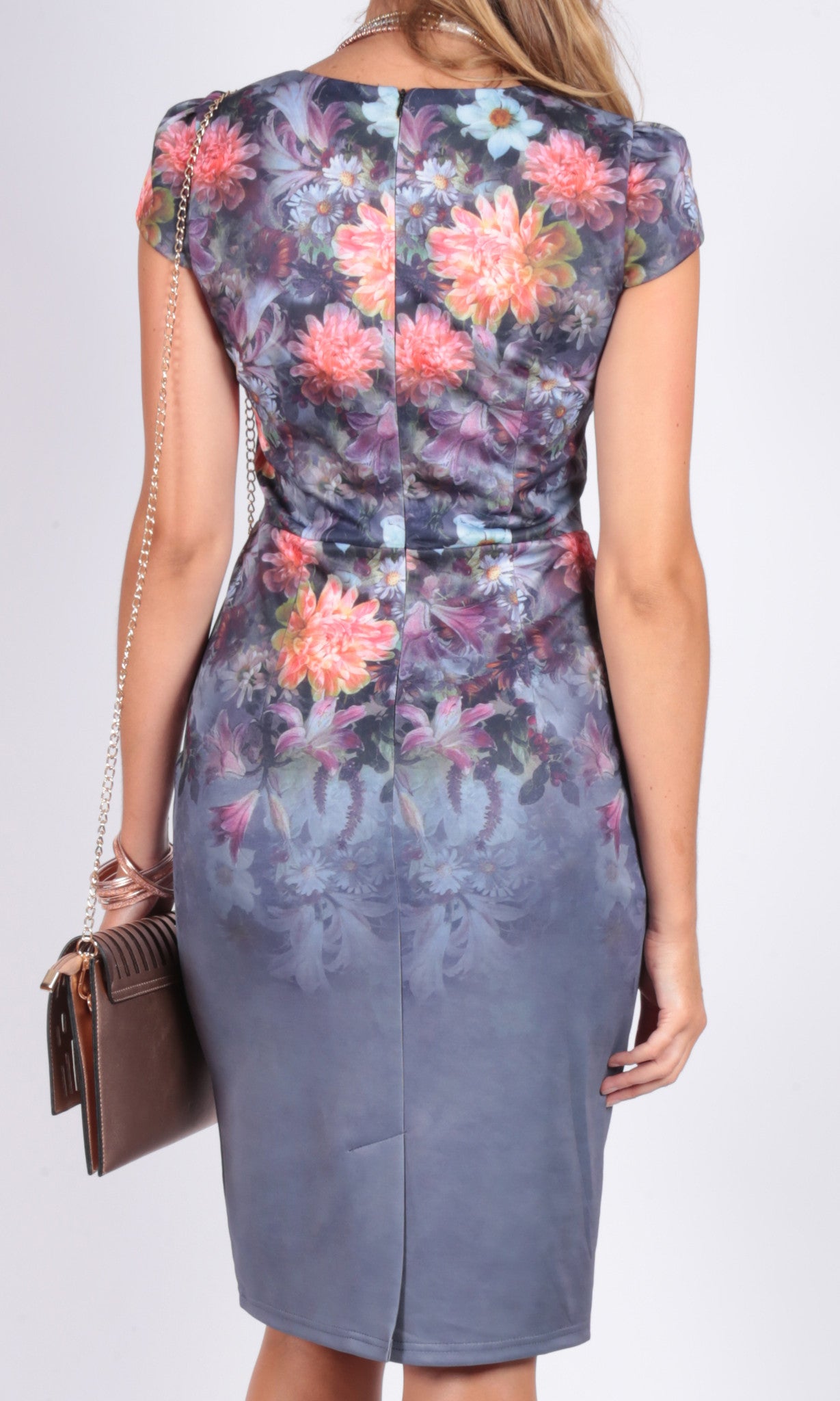 BS1116022TB Lilac Floral Dress (Pack)