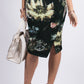 WV236-1TB High Waisted Asymmetric Dark Floral Pencil Skirt (Pack)