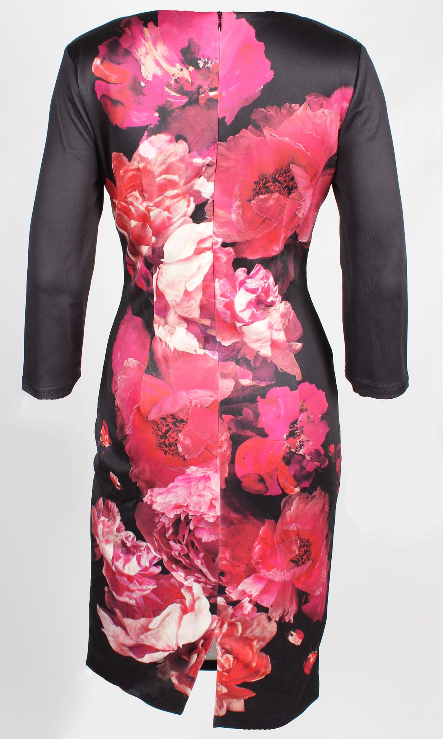 VS7388TB Floral Print Long Sleeve Dress (Pack)