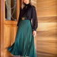XW20259-3SS Pleated Skirt -  More Colours Available