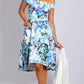 BS1016001-2TB Off Shoulder High Low Floral Dress (Pack)