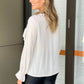 LA0244SS Lace Trim Ruffle Blouse (Pack) New Arrival