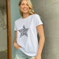 LA0480-44SS Leopard Print Star Tee