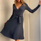 LA0545-2SS Midi Knit Dress - More Colours Available