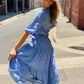 LA0666SS Speckled Wrap Dress (Pack)