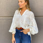 LA1056-1SS Embroidered BOHO Top - (Pack)