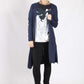 LY17390B Longline Cardigan With Side Slits (Pack)