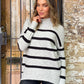 LY420TB Striped Turtle Neck Knit Jumper (Pack) New Arrival