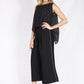 RV1025-2SS Black Sleeveless Top With Gold Detailing (Pack)