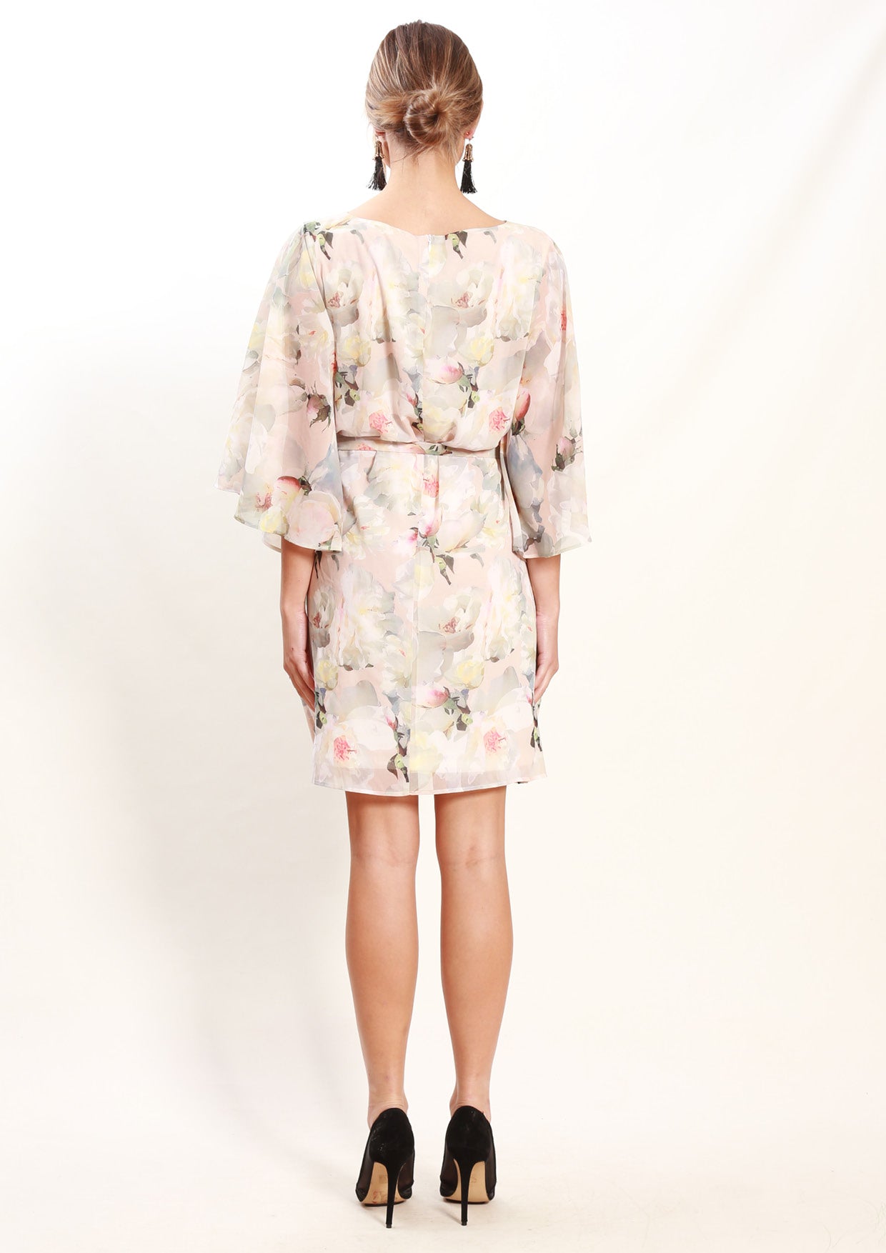 VS7234-3TB Floral Print Dress (Pack)