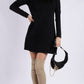 LY17292B Turtle Neck Knit Dress (Pack)
